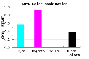 #460D9F color CMYK mixer