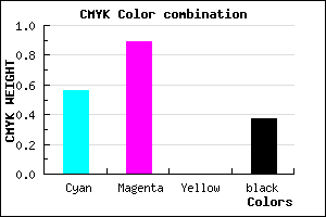 #4612A0 color CMYK mixer