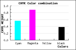 #46139F color CMYK mixer