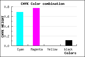 #4634E4 color CMYK mixer