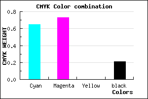 #4636C9 color CMYK mixer