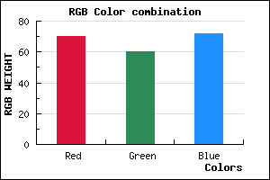 rgb background color #463C48 mixer