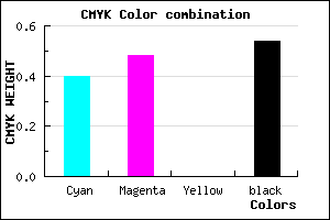 #463D75 color CMYK mixer