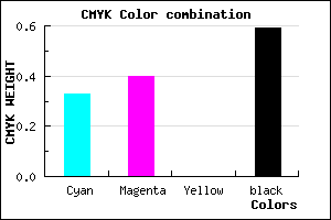 #463F69 color CMYK mixer