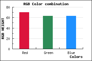 rgb background color #463F3F mixer
