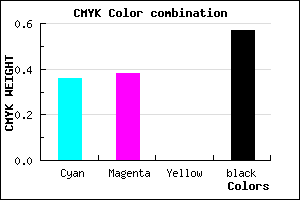 #46446E color CMYK mixer