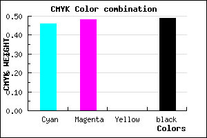 #464482 color CMYK mixer