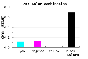 #46454F color CMYK mixer