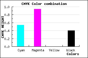 #460999 color CMYK mixer