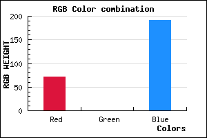 rgb background color #4700BF mixer