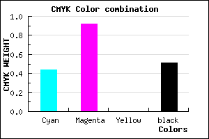 #470A7E color CMYK mixer