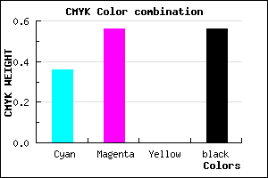 #47316F color CMYK mixer
