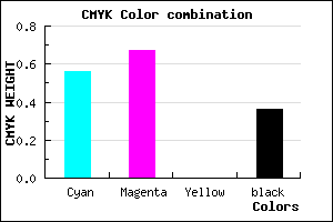 #4736A2 color CMYK mixer