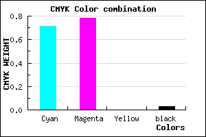 #4736F8 color CMYK mixer