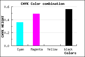 #47396F color CMYK mixer