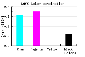 #4739C1 color CMYK mixer