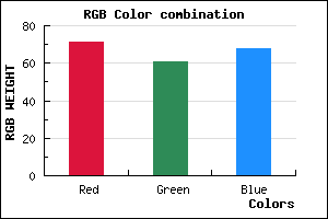rgb background color #473D44 mixer