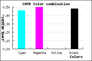 #474284 color CMYK mixer