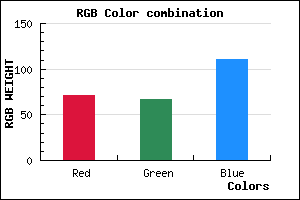 rgb background color #47436F mixer