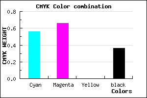#4838A4 color CMYK mixer