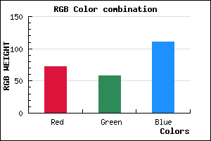 rgb background color #483A6F mixer