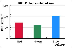 rgb background color #483C66 mixer