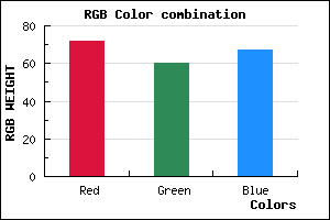 rgb background color #483C43 mixer