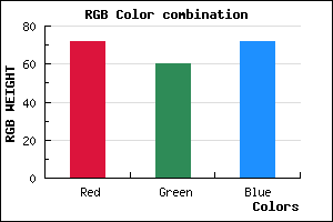 rgb background color #483C48 mixer