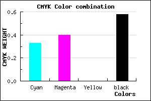 #48416C color CMYK mixer