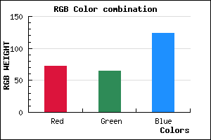 rgb background color #48417C mixer