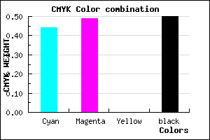 #484180 color CMYK mixer