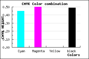 #484182 color CMYK mixer