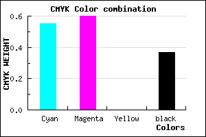 #4841A1 color CMYK mixer