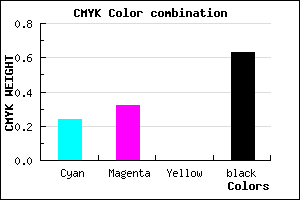 #48415F color CMYK mixer