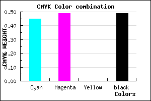 #484383 color CMYK mixer