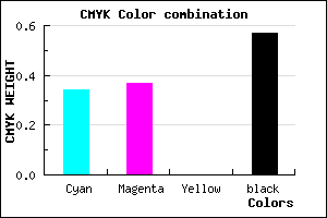 #48456D color CMYK mixer