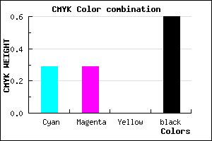 #484865 color CMYK mixer