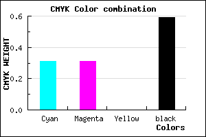 #484868 color CMYK mixer