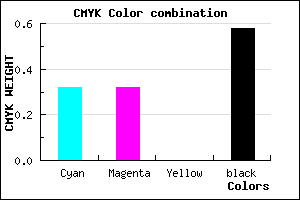 #48486A color CMYK mixer