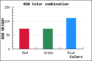 rgb background color #48486F mixer