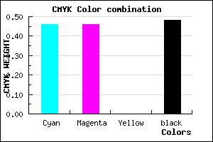 #484885 color CMYK mixer