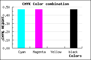 #484888 color CMYK mixer