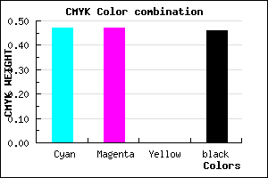 #484889 color CMYK mixer