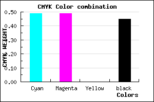 #48488C color CMYK mixer