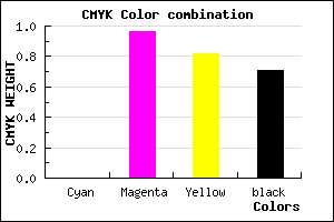 #49030D color CMYK mixer