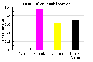 #49031C color CMYK mixer