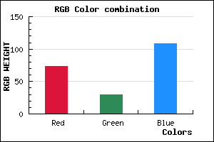 rgb background color #491E6C mixer