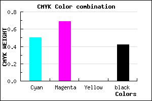 #492D93 color CMYK mixer