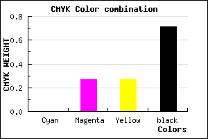 #493535 color CMYK mixer