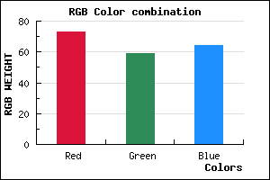rgb background color #493B40 mixer